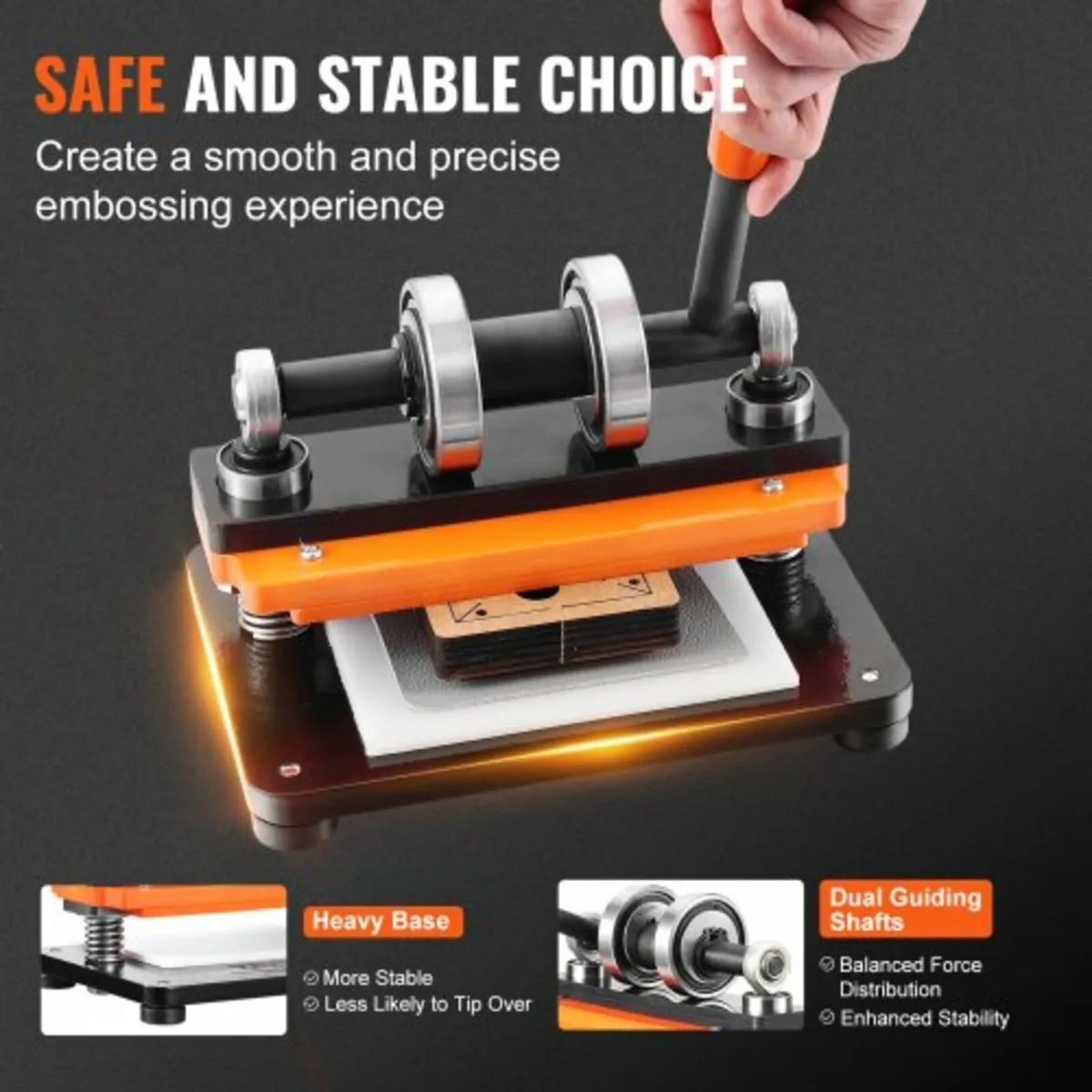Leather Cutting Machine, 7.1 x 3.9 in Embossing Pl - Image 2