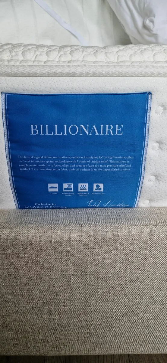 Was€2047 Now€900 king 5ft Bed and mattress - Image 4