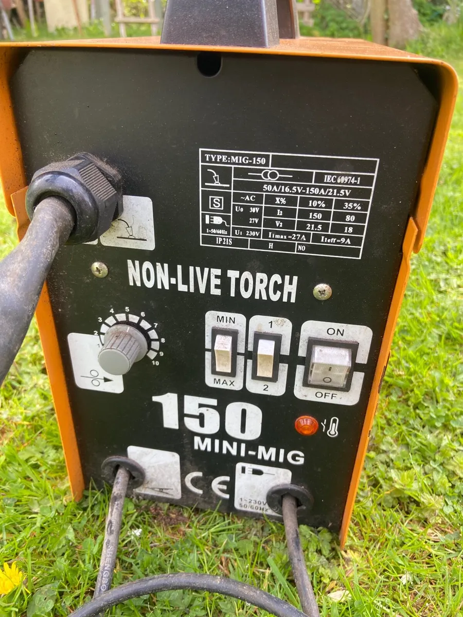 Minimum 150  no gas mug welder turbo fan cooled - Image 1
