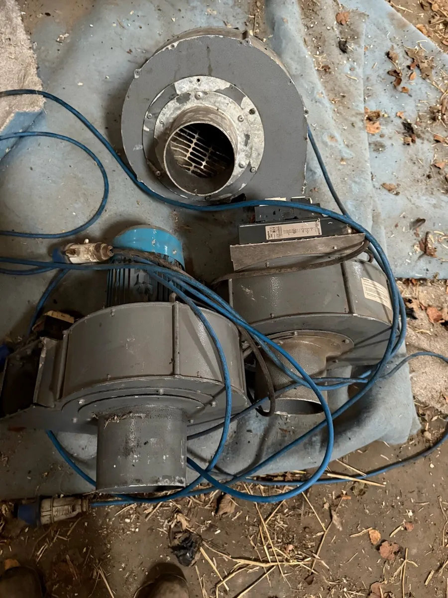 ⚪️** Pedestals - Fans - 20foot auger **⚫️ - Image 1