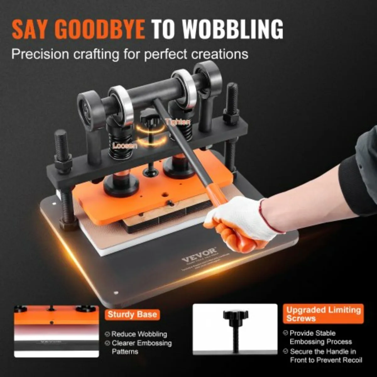 Leather Cutting Machine, 11 x 5.5 in Embossing Pla - Image 4