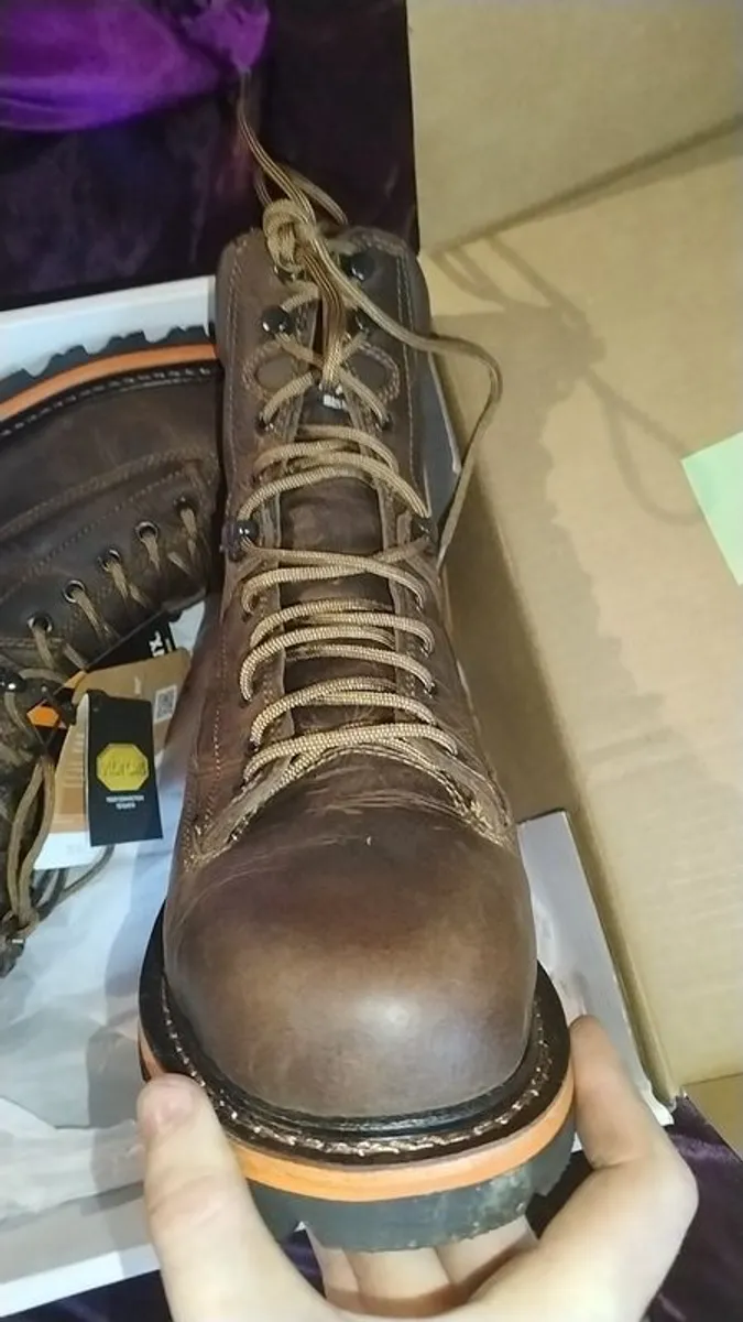 Hawx waterproof 8 inch composite toe work boots. - Image 2