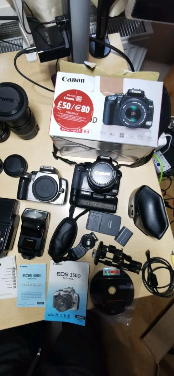 Canon 400D. Canon 350D. Gear Lot. - Image 2