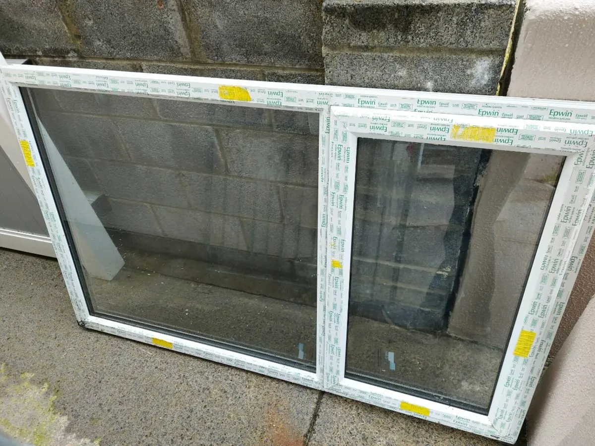 White pvc window