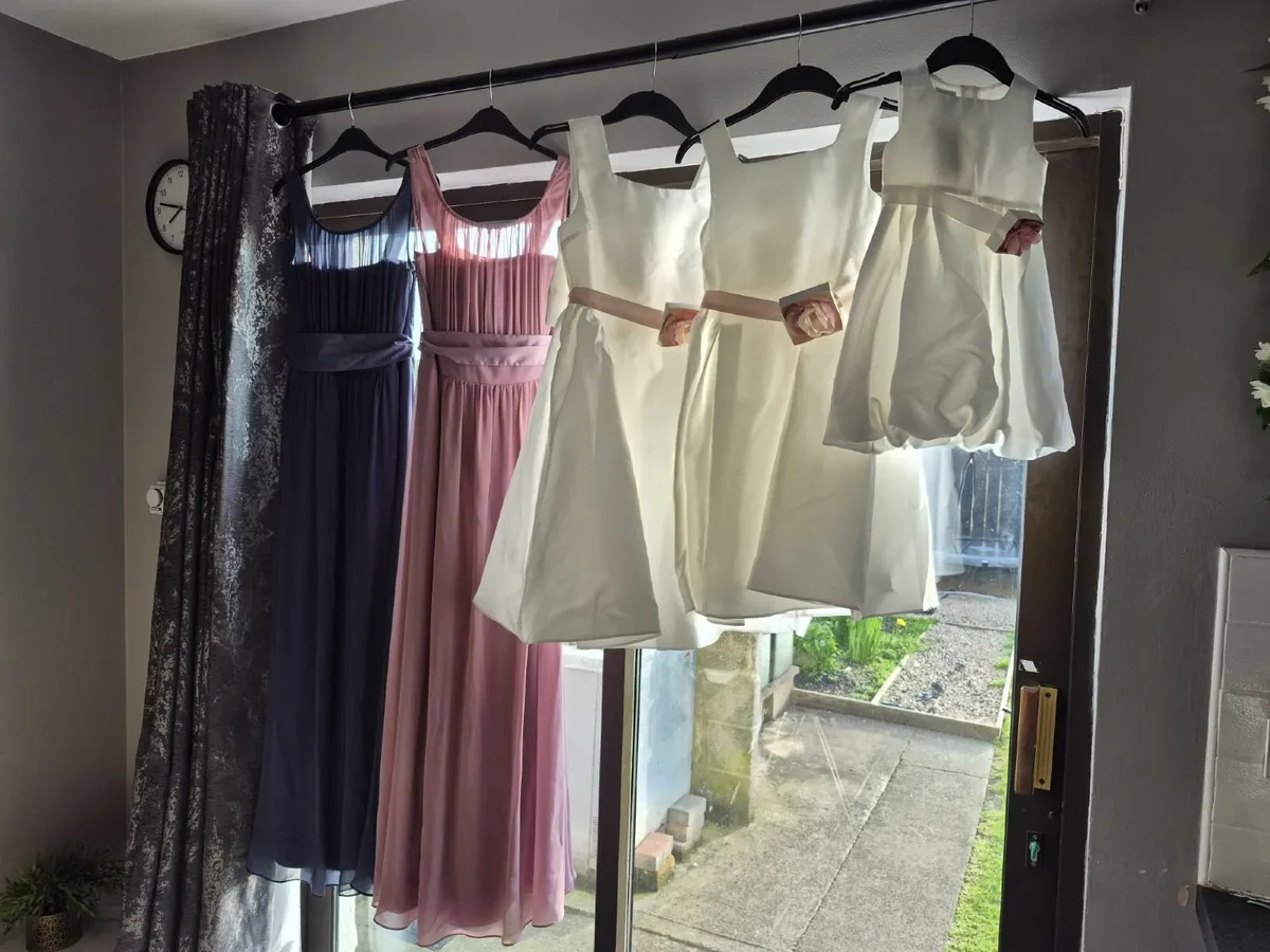 Bridesmaid dresses & flowergirl dresses - Image 1
