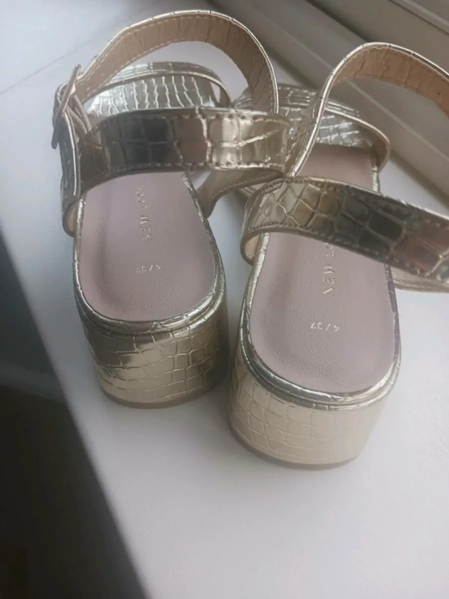 Gold Sandals - Image 2