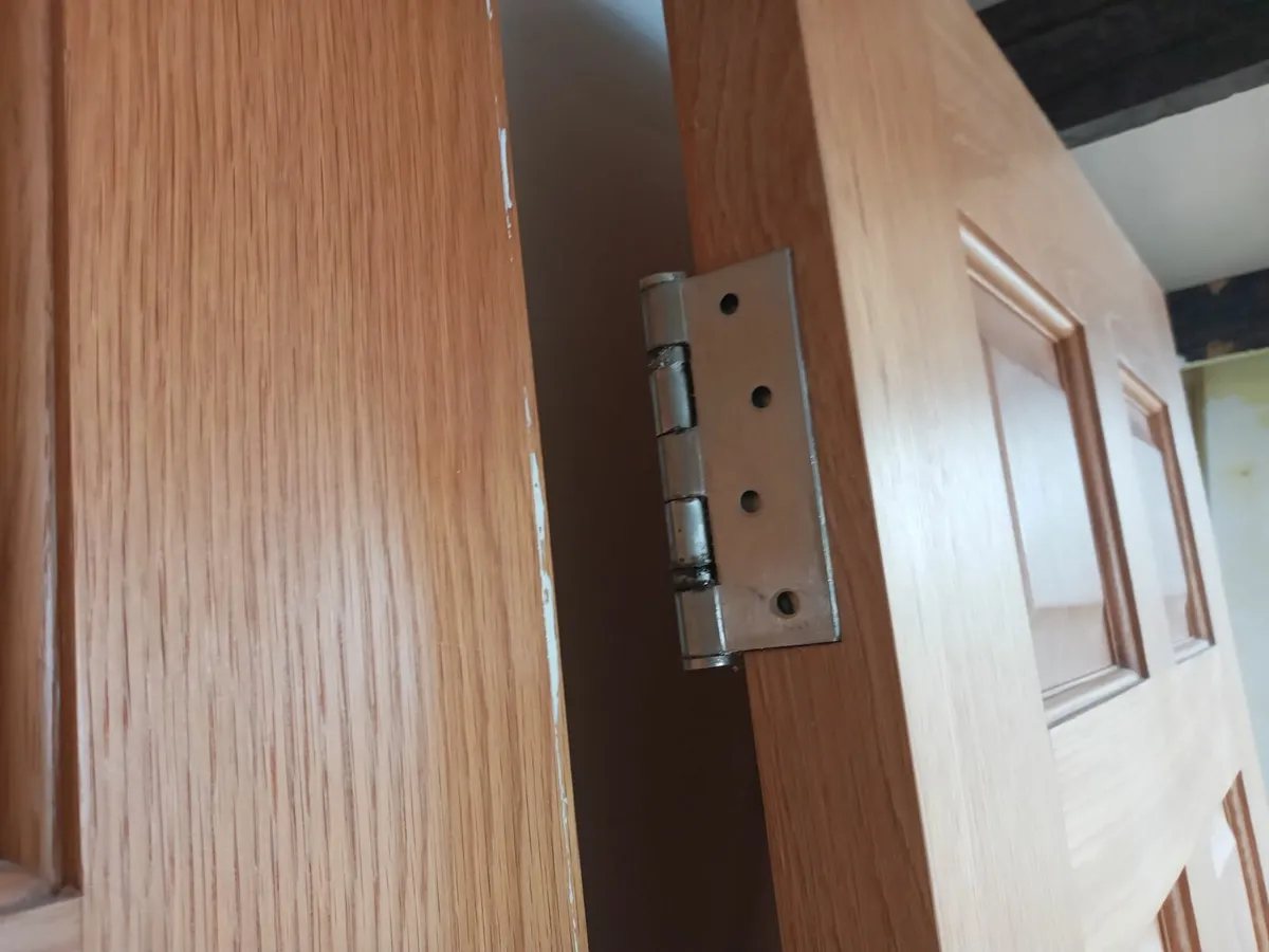 Delivery - 4 x Solid Oak Doors with Handles - Image 4