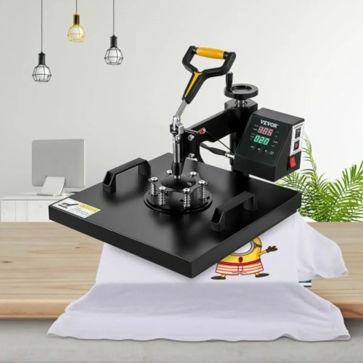 Heat Press Machine, 15x15inch / 38x38cm, 2IN1 Clam - Image 2