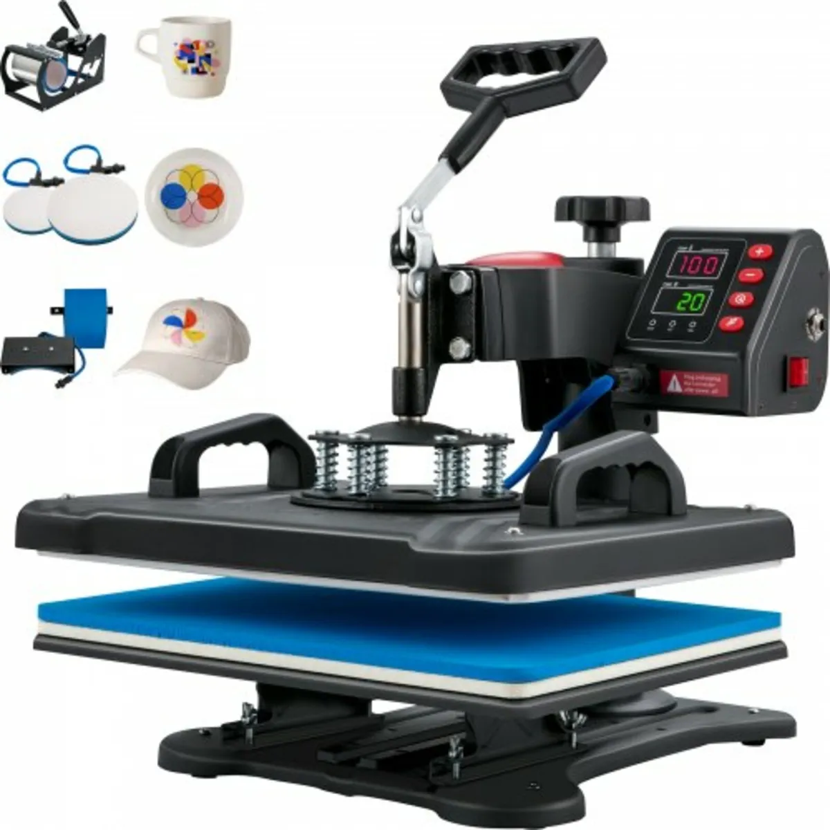 Heat Press, 5 in 1 Heat Press Machine Machine 12x1 - Image 1