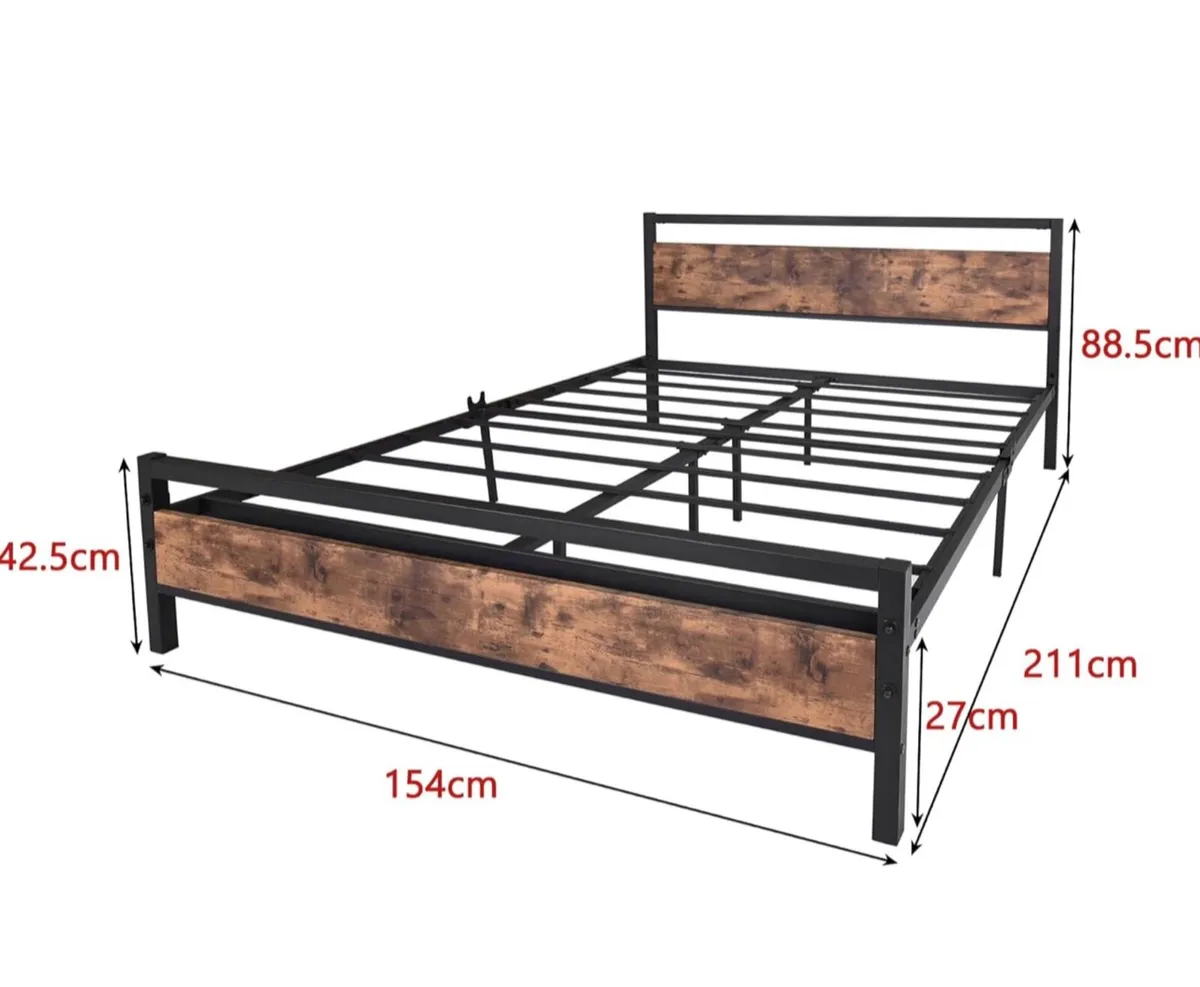 King size bed frame - Image 4