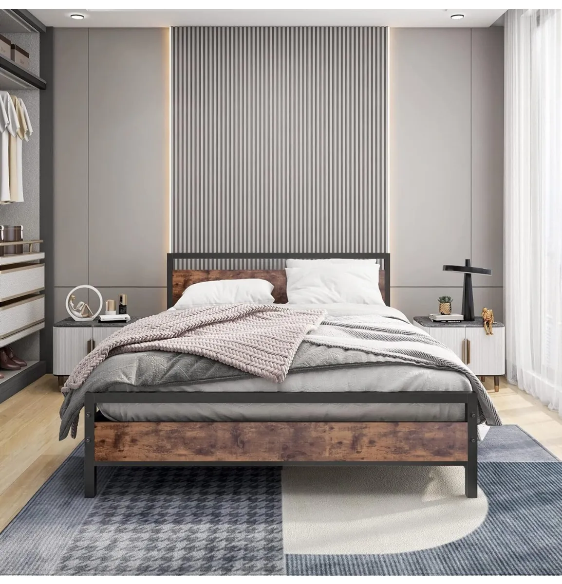 King size bed frame - Image 2