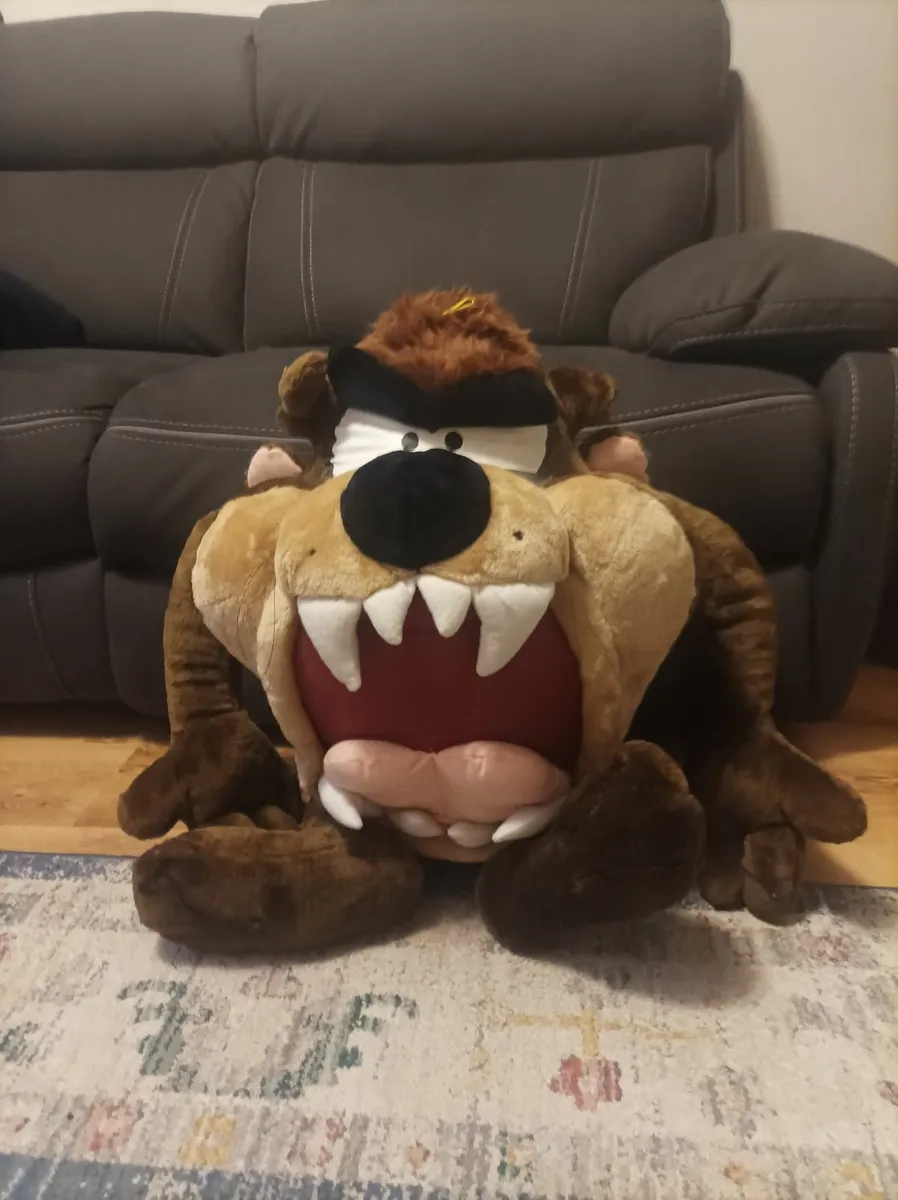 Collectable, late 1990s  Taz looney toones teddy - Image 1