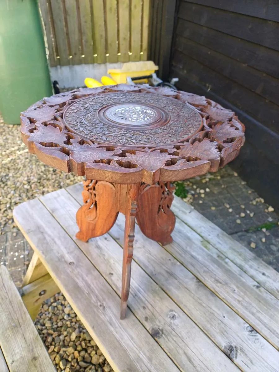 1960s Indian Side Table - Image 4