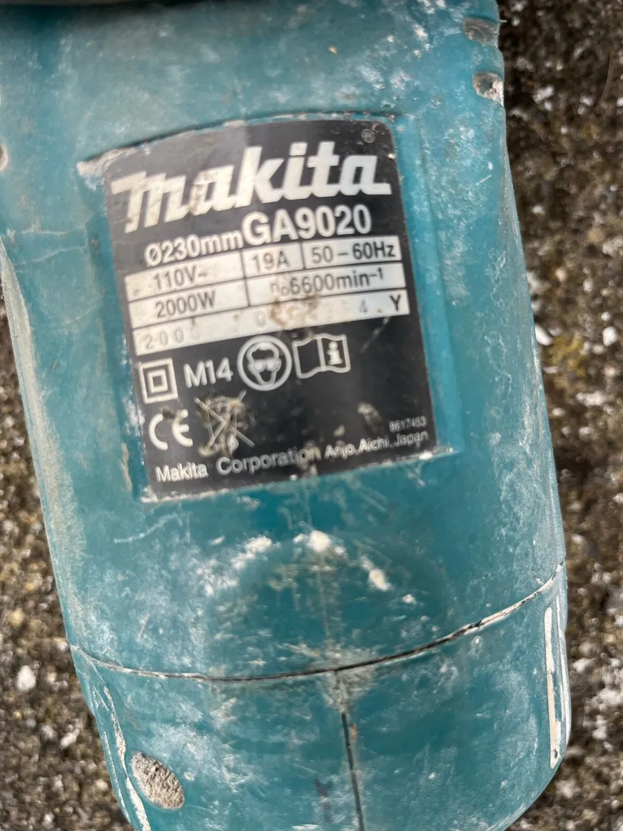 Makita 9” grinder 110v - Image 4