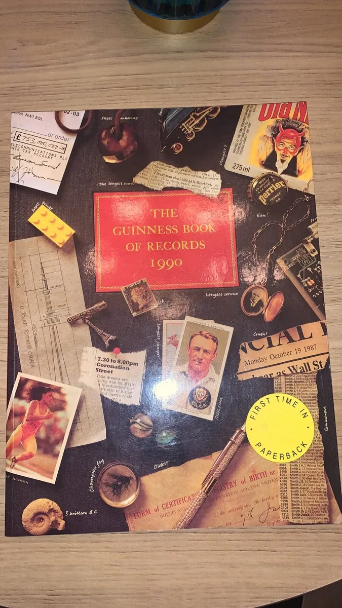 1990 Guinness Book of Records Book