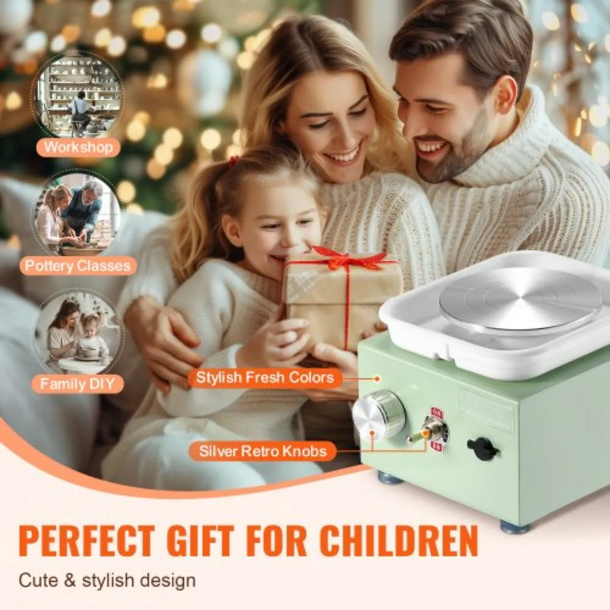 Mini Pottery Wheel Electric Ceramic Wheel Machine - Image 2
