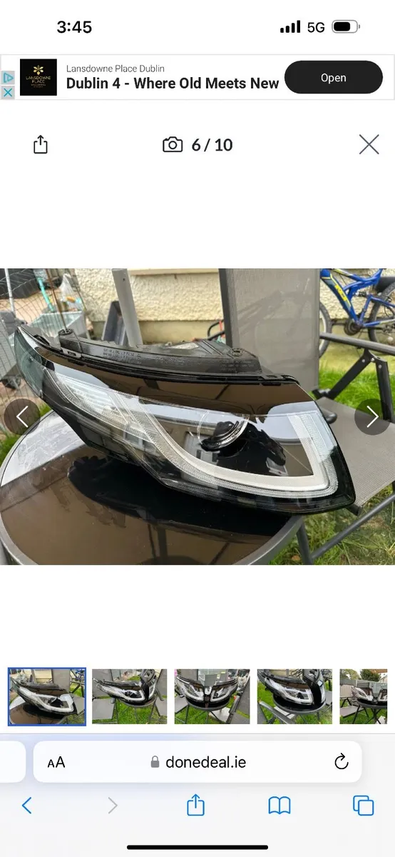 Complete headlights Range Rover Evoque - Image 1