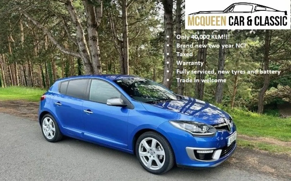Stunning Megane GT Line auto. 1 owner, 40,000klm - Image 1