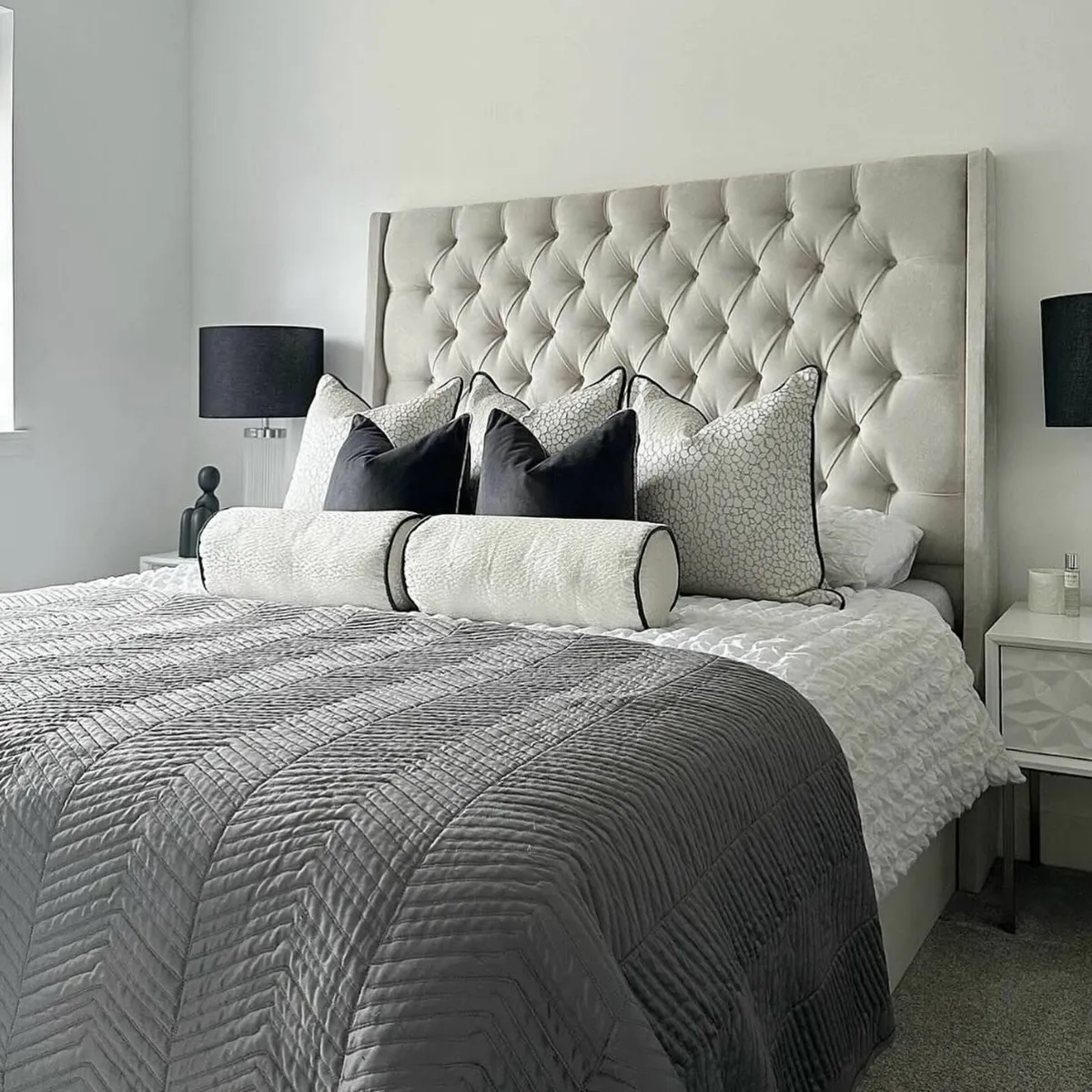 New Beds Double Bed King Bed Bed with Mattress - Image 1
