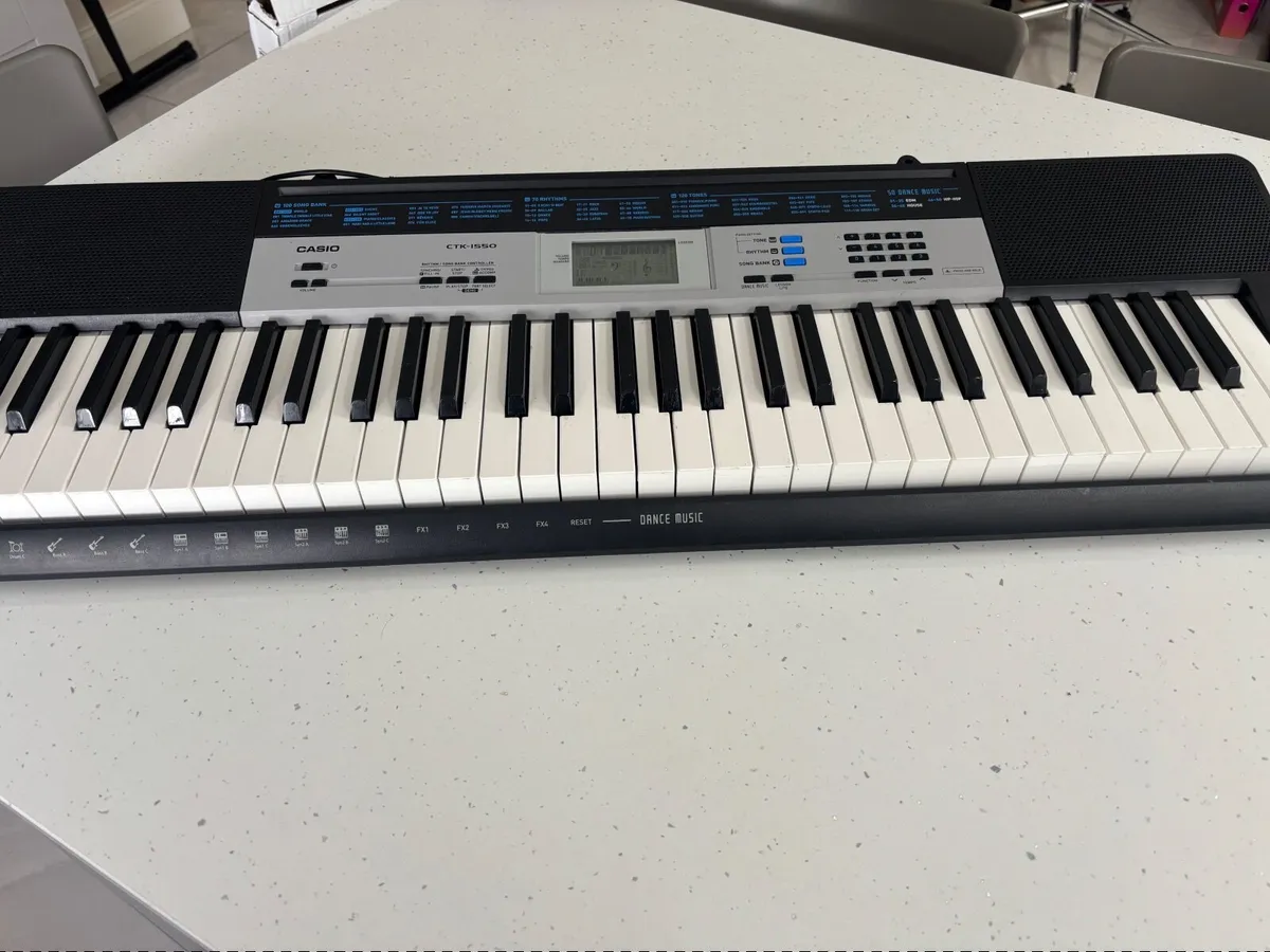 Casio electric keyboard with stand - Image 2