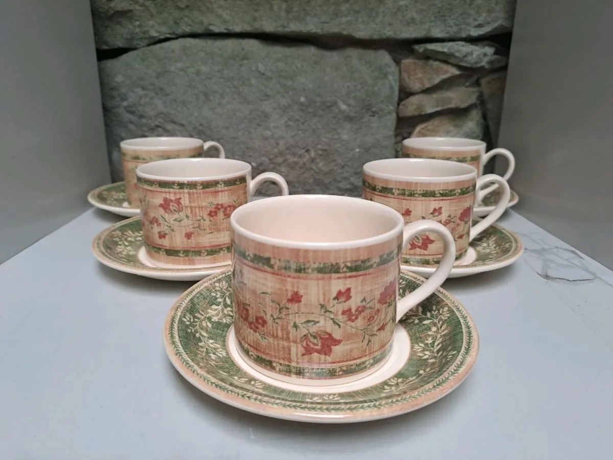 McBaine Ozark teacups and saucers - Image 1
