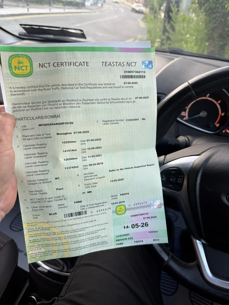 2013 Ford Fiesta 1.5TDCI New NCT & Taxed - Image 3