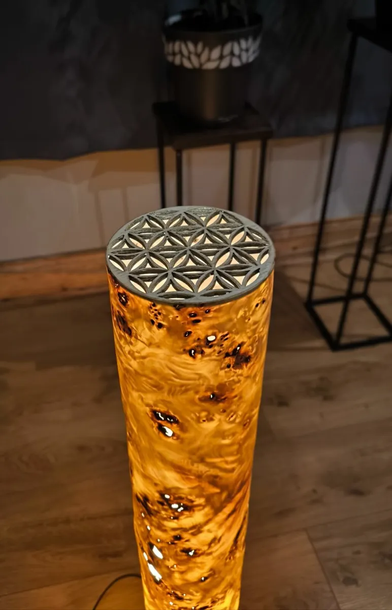 Unique Wood Lamp - Image 3
