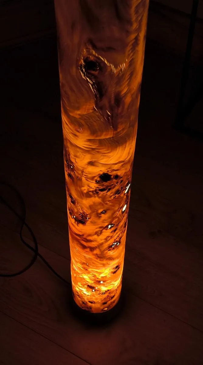 Unique Wood Lamp - Image 4
