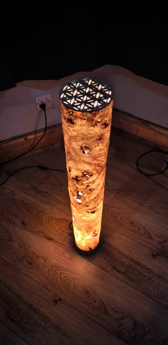 Unique Wood Lamp - Image 1