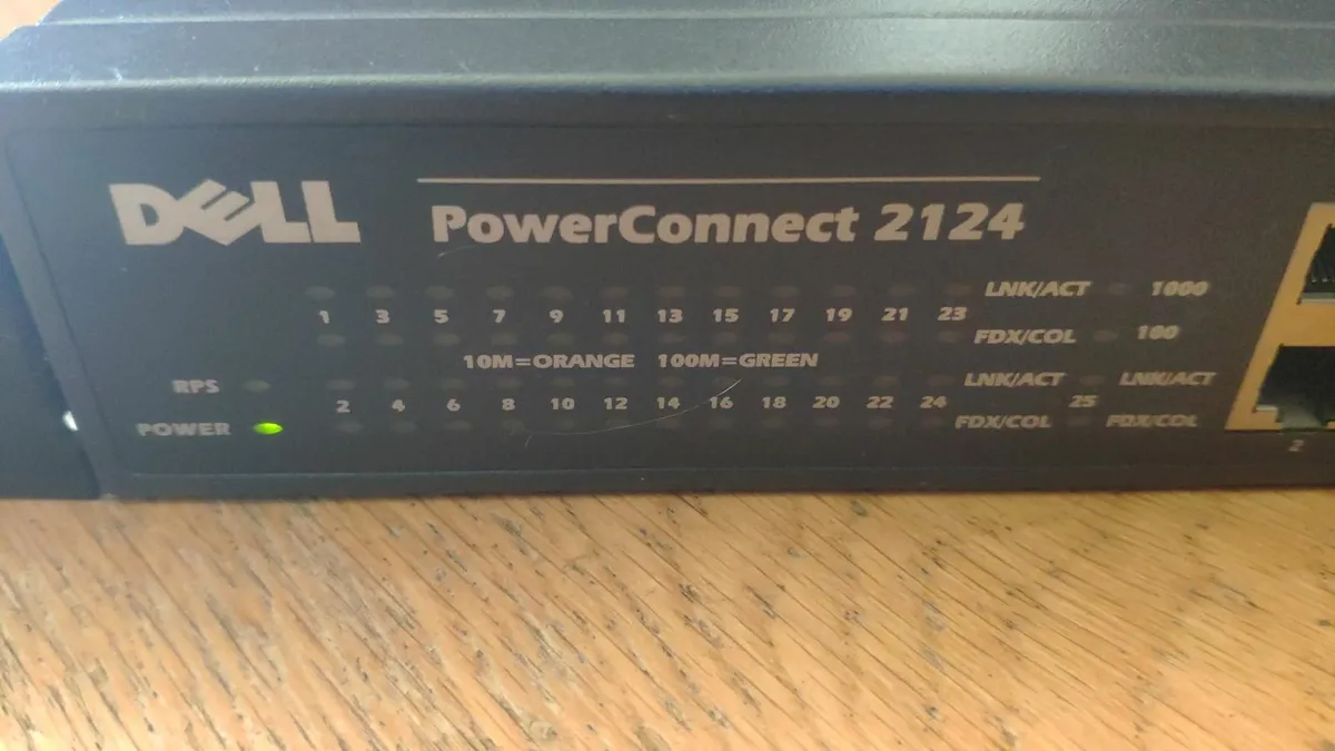 Dell PowerConnect 2124 - 24 Port Switch - Image 1