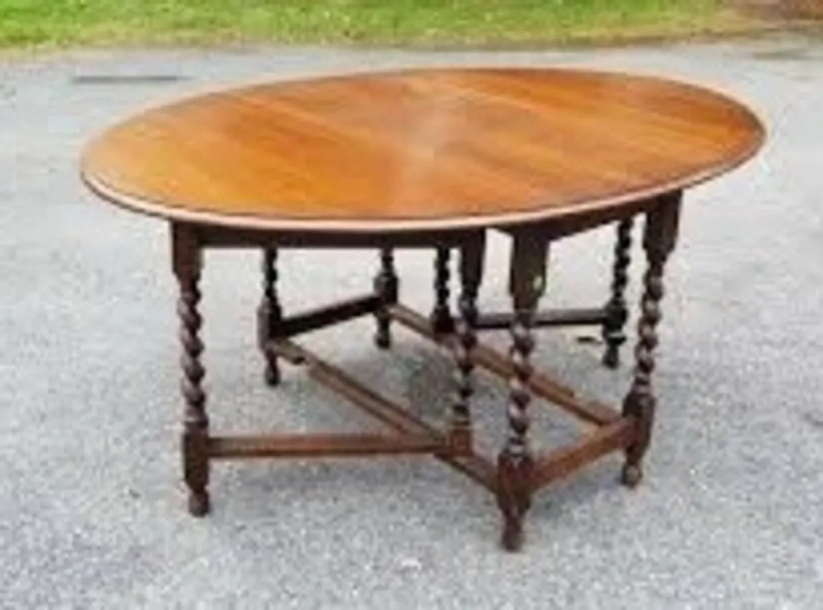 Antique Oak farmhouse kitchen table