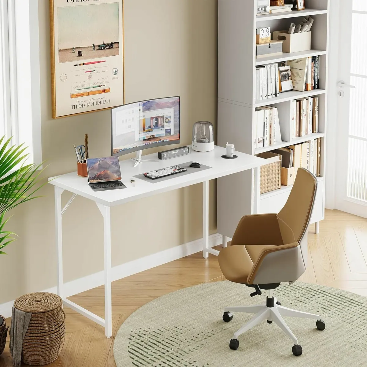 120cm Computer Gaming Desk Home Office Desk Study - Image 4