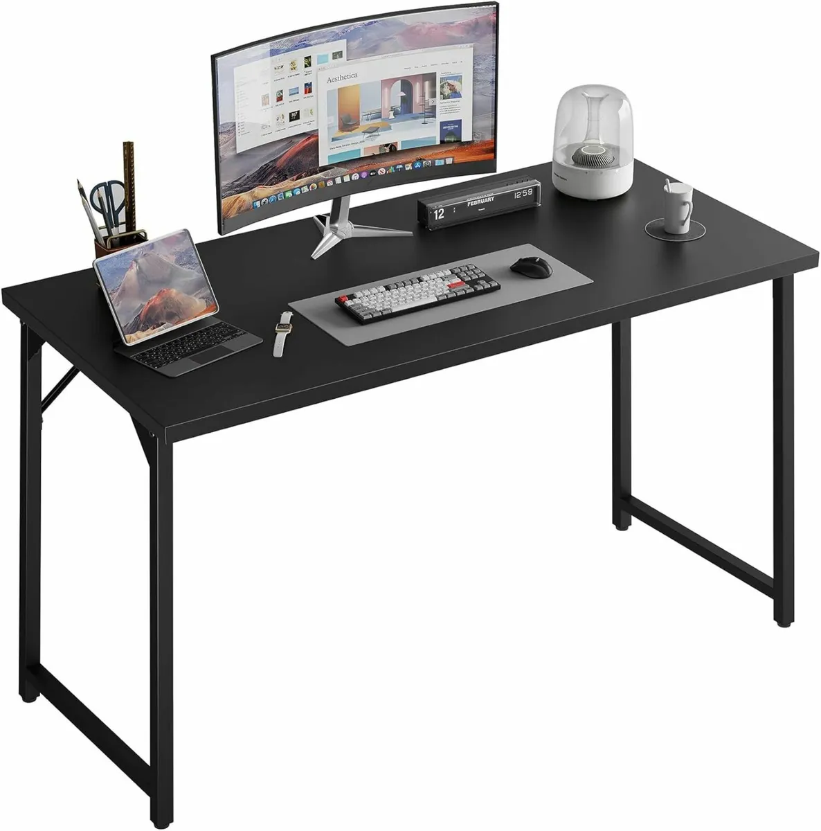 Computer Home Office Desk study Black 100x50 cm - Image 3