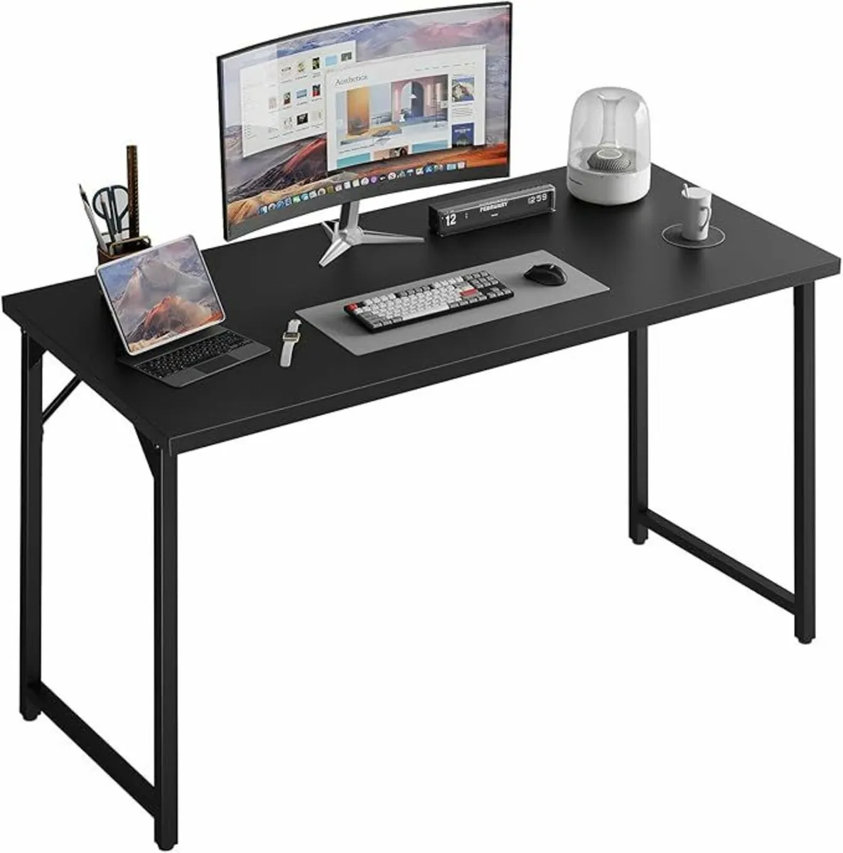 Computer Home Office Desk study Black 100x50 cm - Image 1