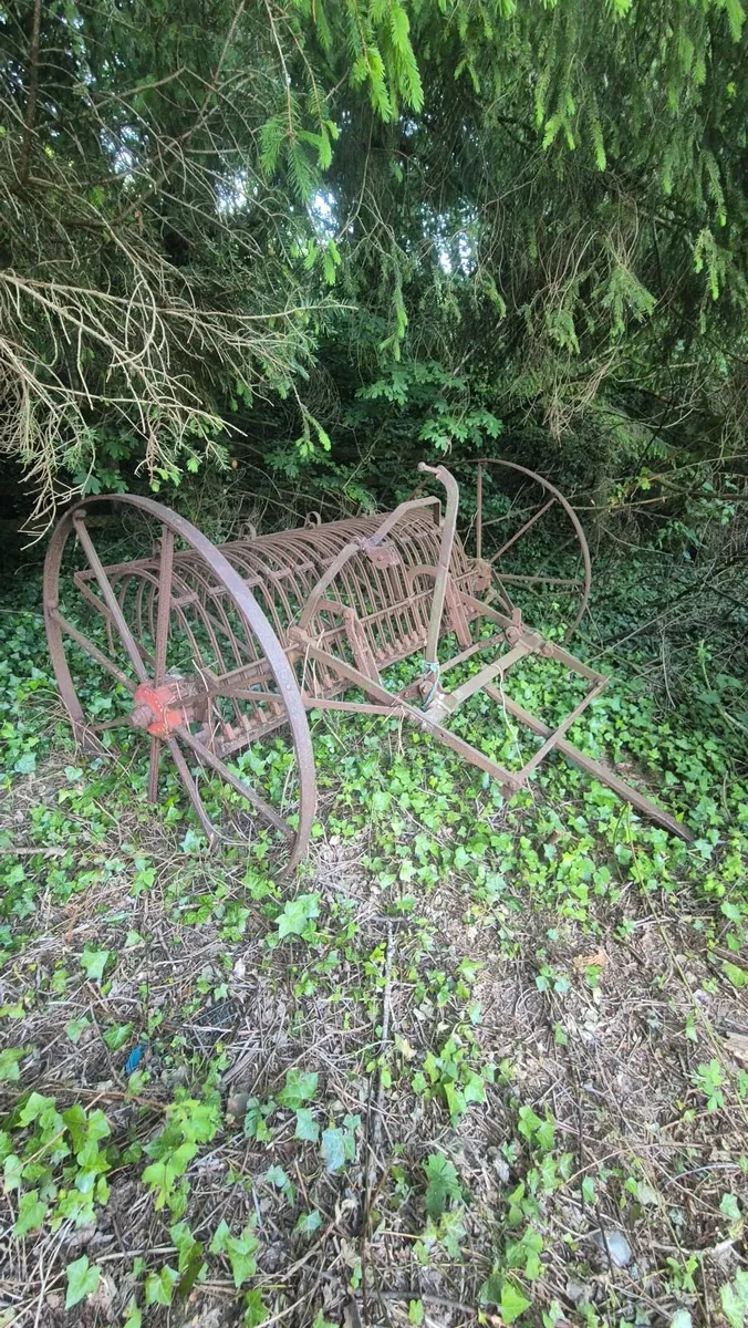 Vintage Hay Rake - Image 1
