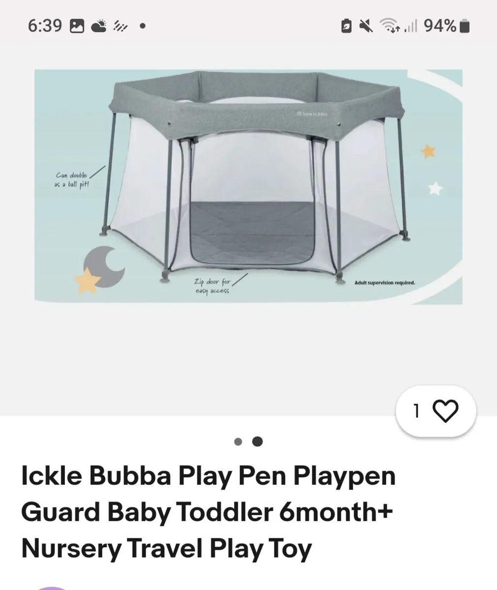 Icke Bubba Playpen - Image 1