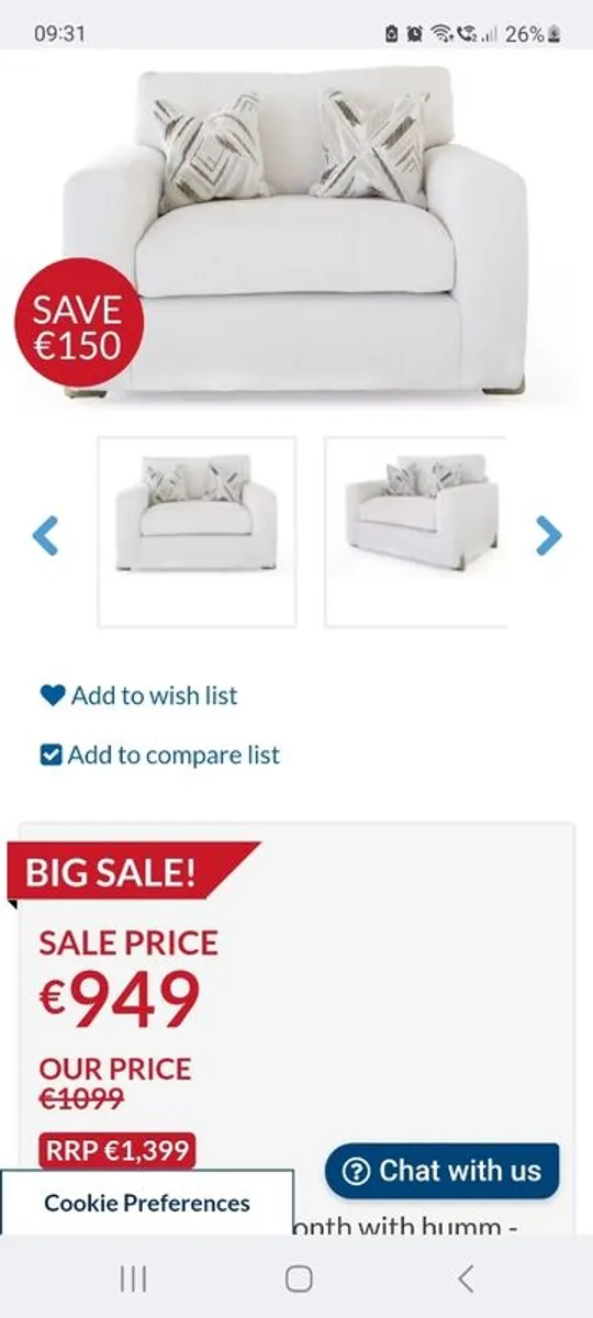 Beautiful Loveseat. - Image 2