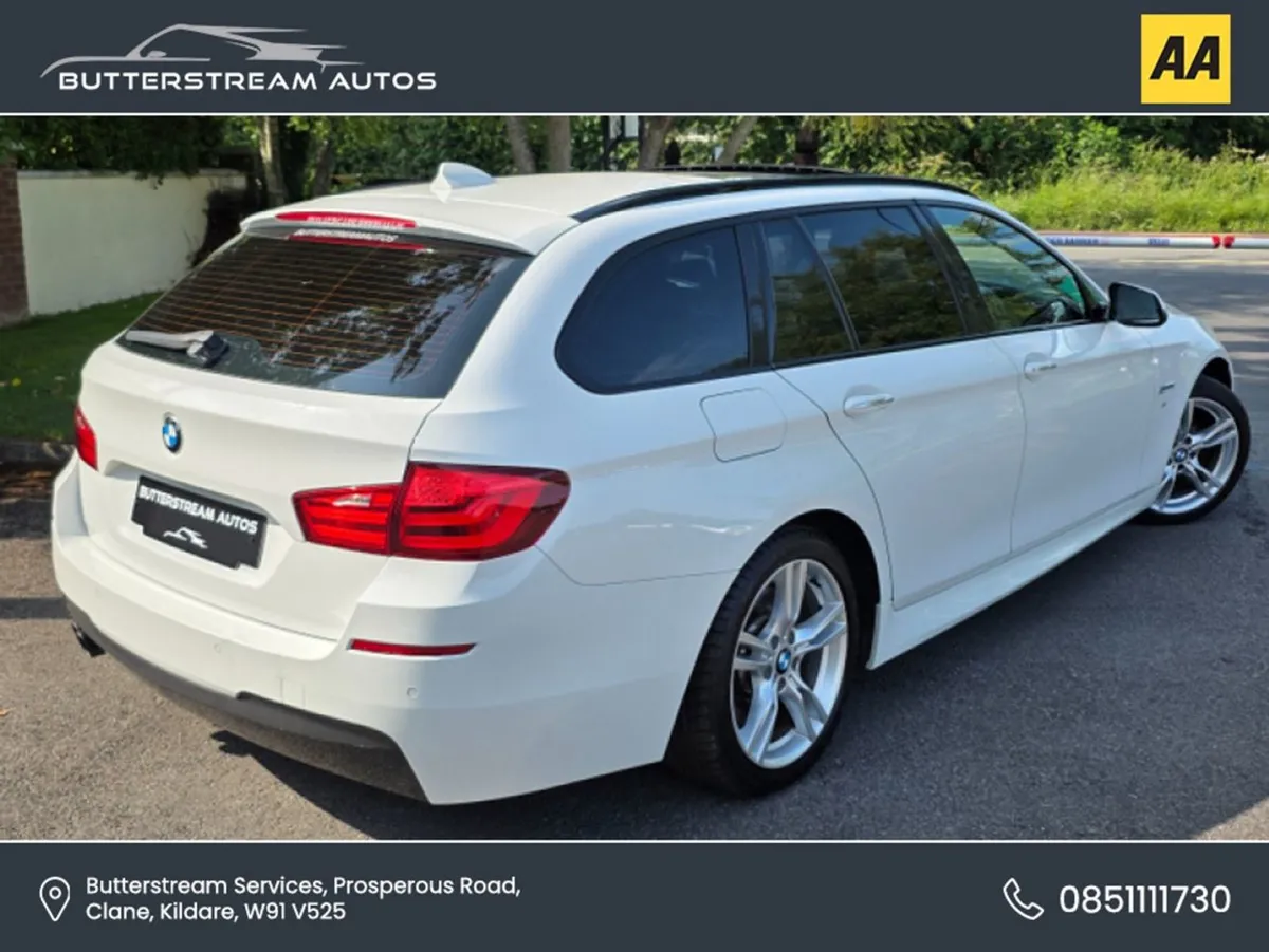 BMW 5 Series 520D M-sport Touring PAN Roof FSH - Image 2