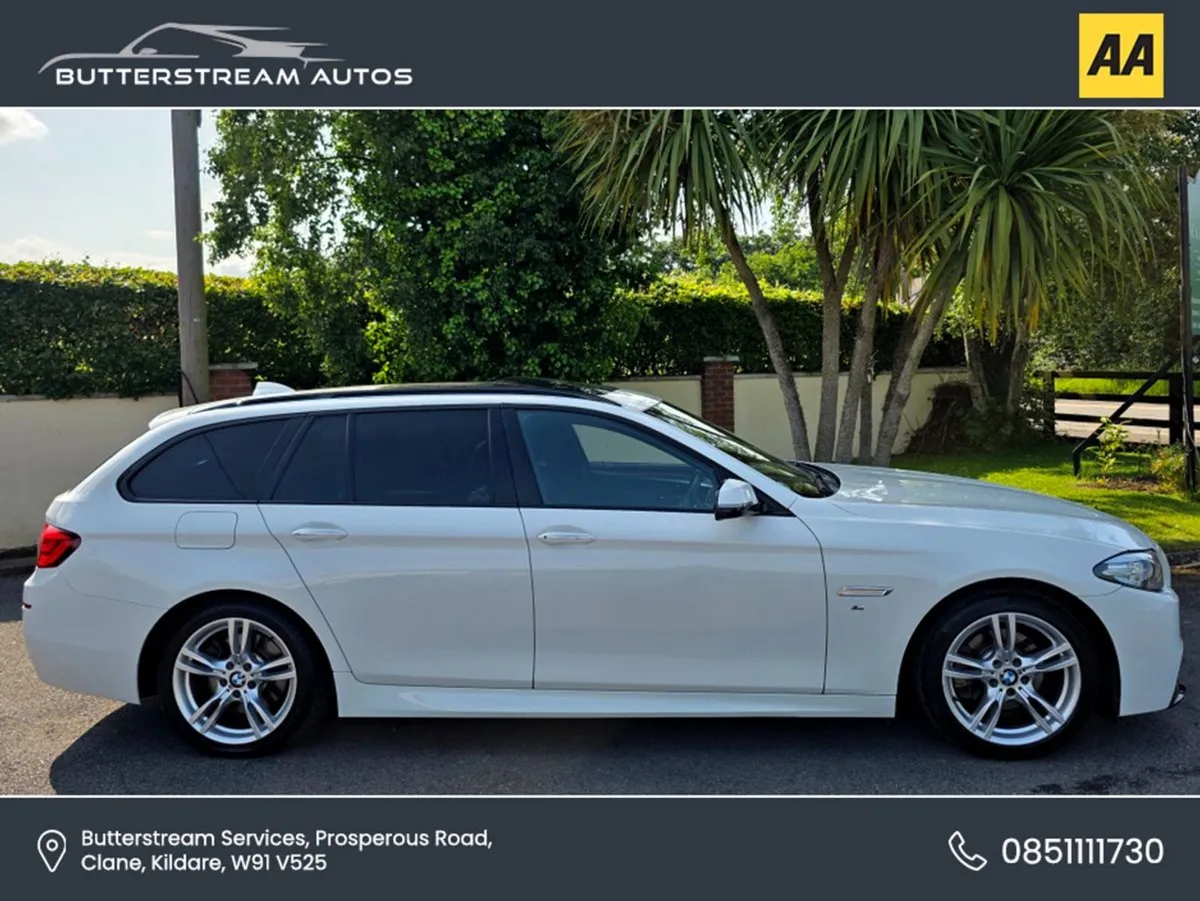 BMW 5 Series 520D M-sport Touring PAN Roof FSH - Image 4