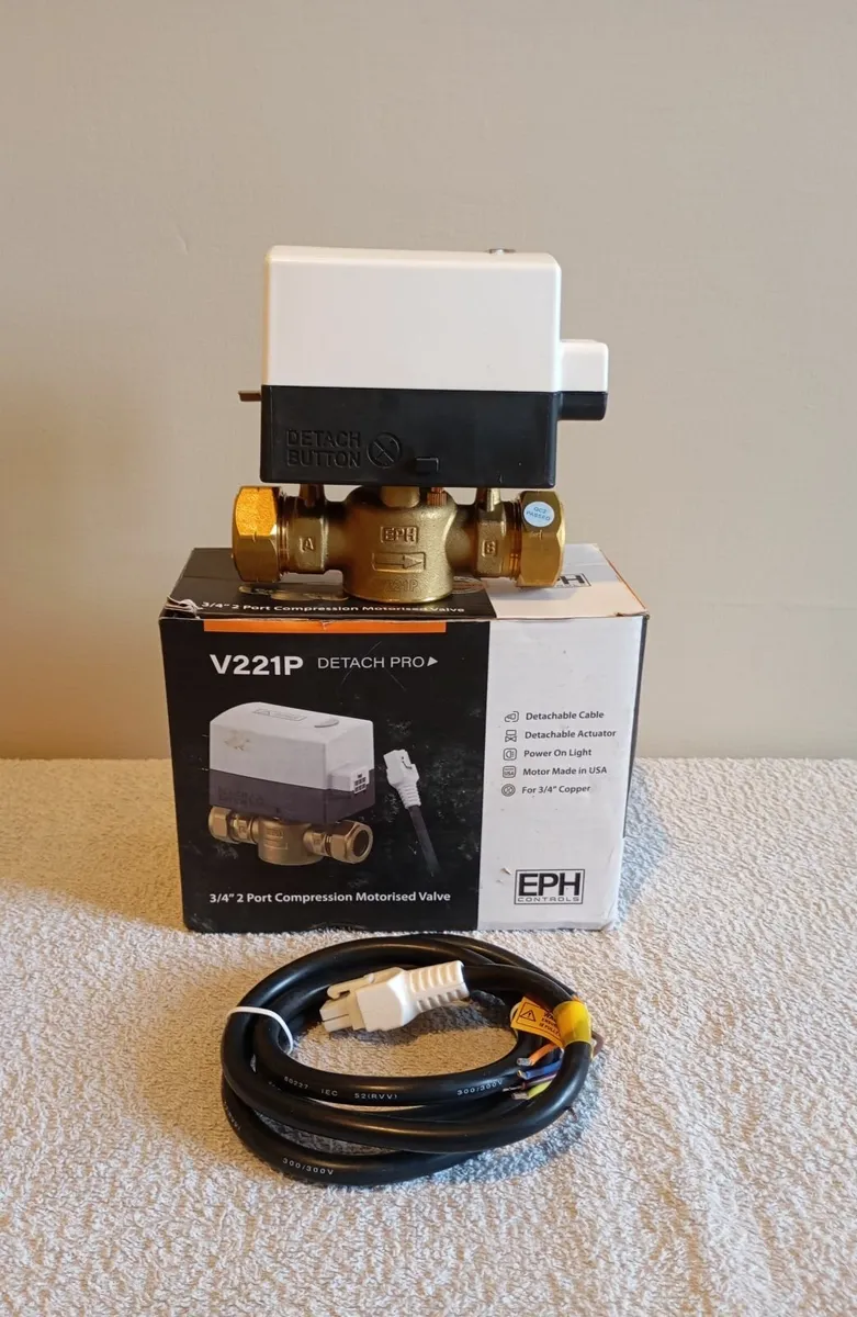 EPH Controls V221P Motorized  Valve - Image 1