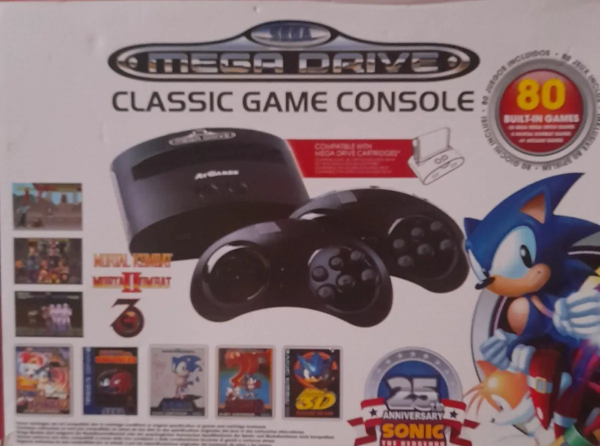 Sega Megadrive Classic Game Console 80 Built in - Image 2