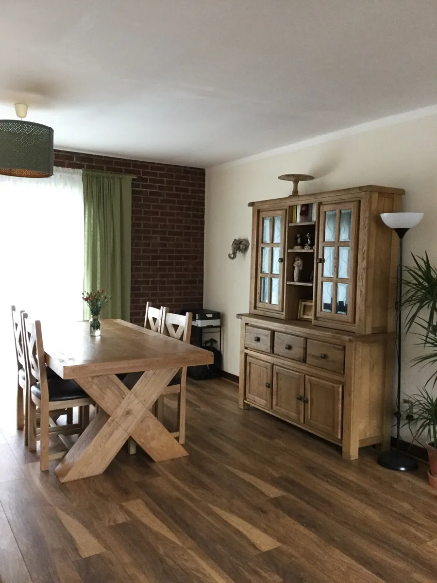 Dining table and cupboard - Image 1