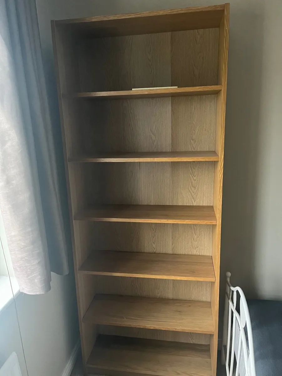 Bookcase, oak effect