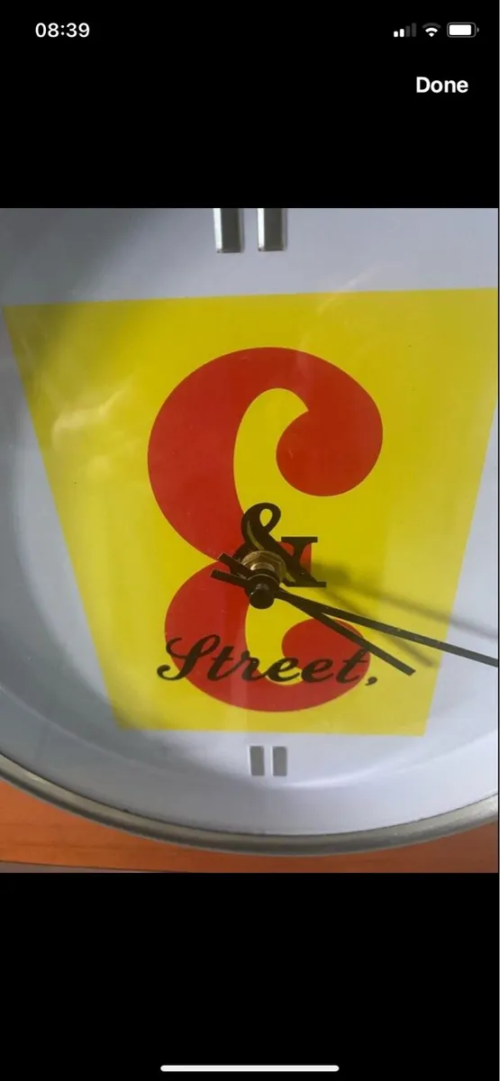 Rare J & B Bar Clock - Image 2