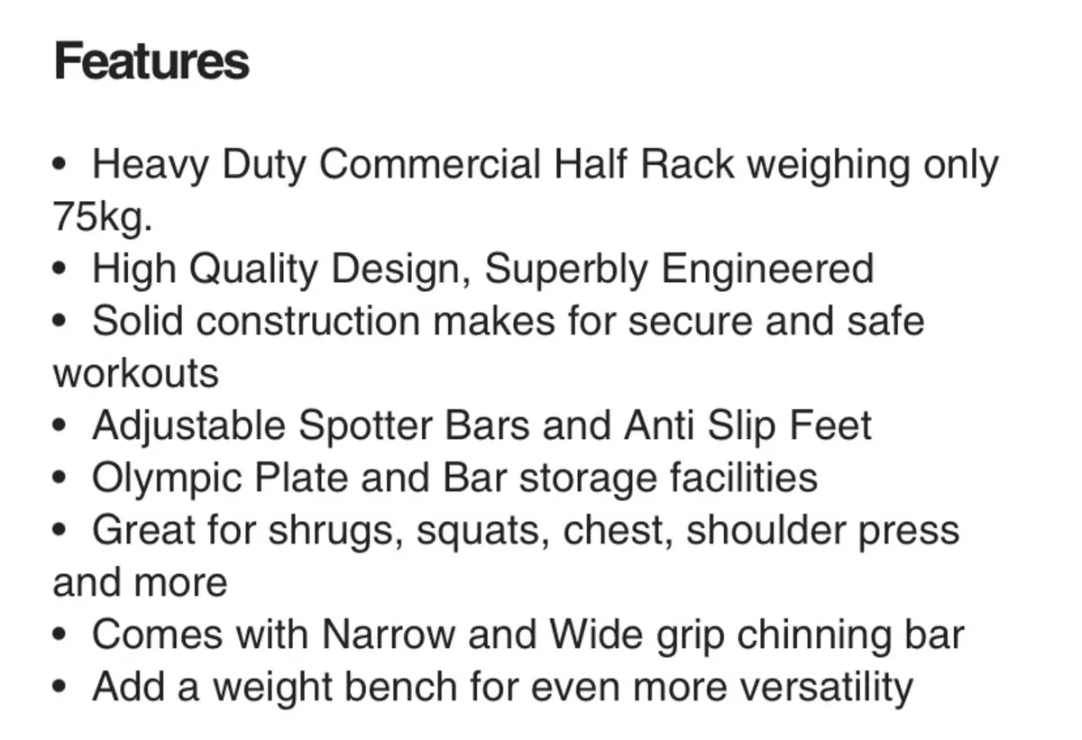 Heavy Duty commercial Squat Rack - Image 4