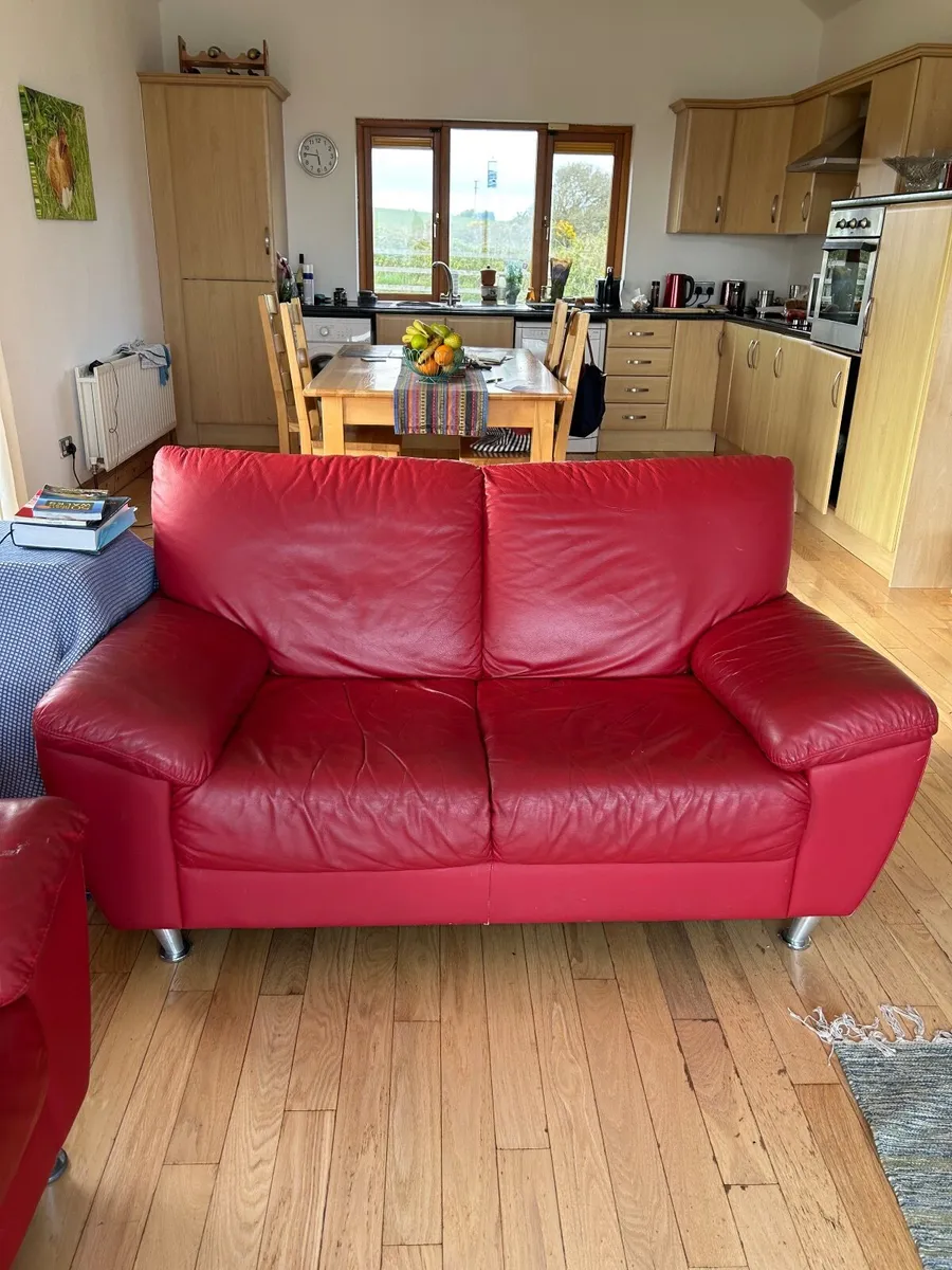 Leather sofas - Image 1
