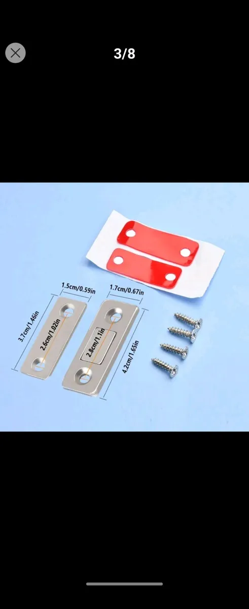 Set of Magnetic Door Catch With Magnet For Cabinet - Image 2