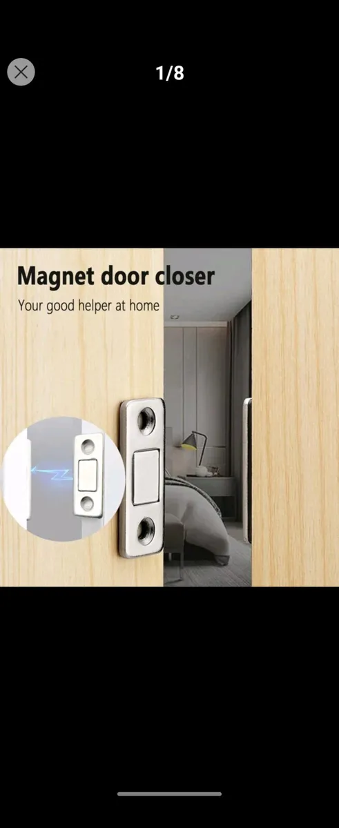 Set of Magnetic Door Catch With Magnet For Cabinet - Image 1