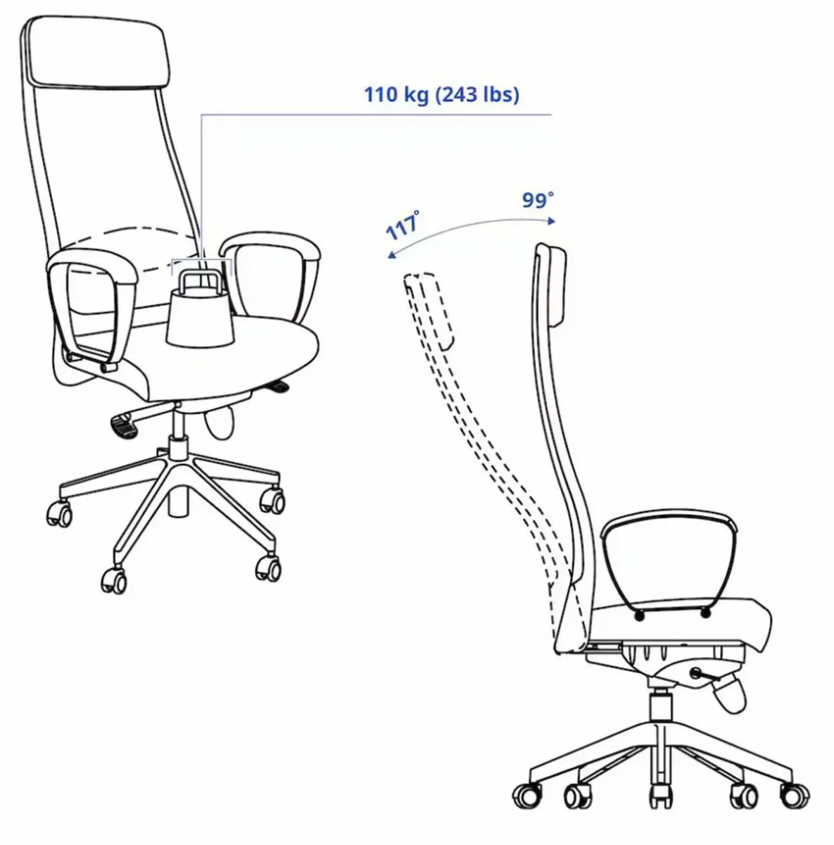 IKEA Markus Office Chair - Image 3