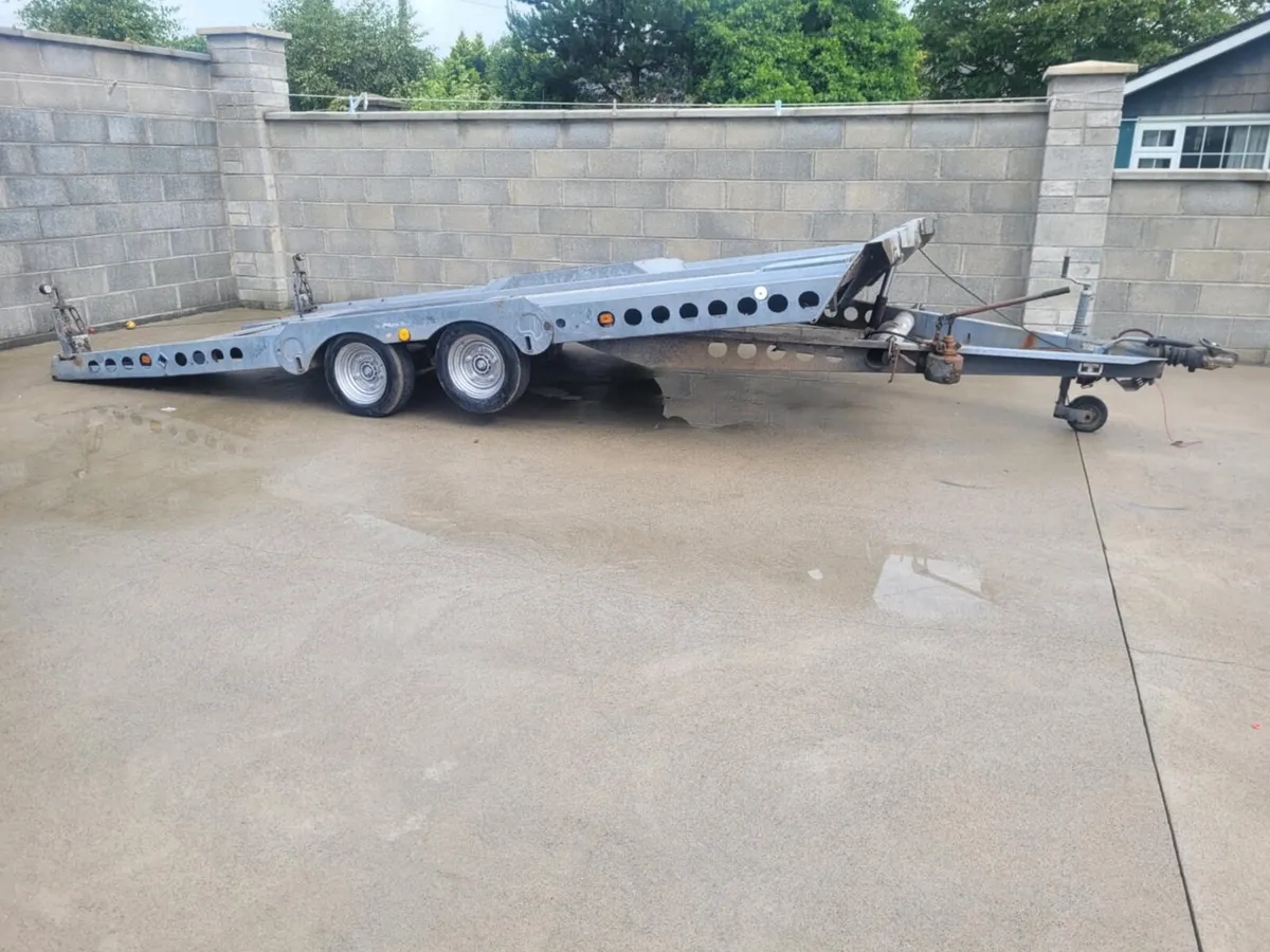 Ct177 tilt bed car transporter 16ft x 7'6 - Image 1